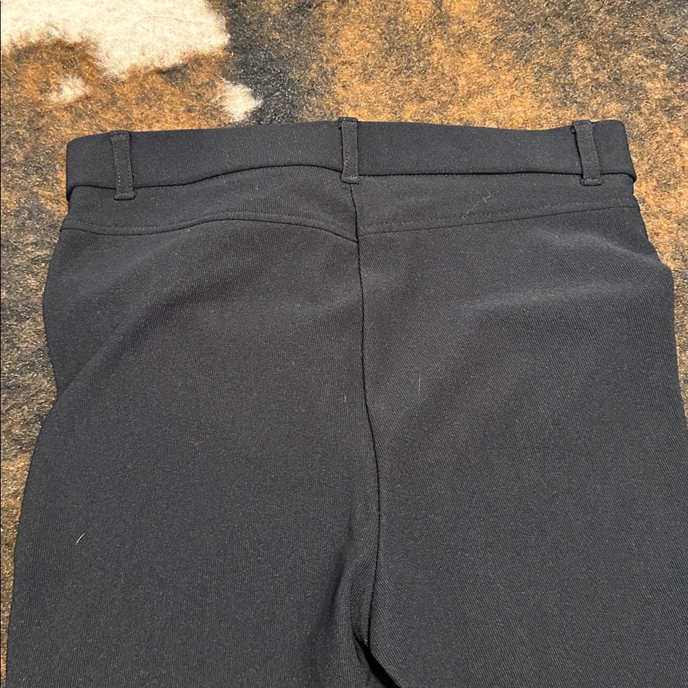 Zara Black Flared split hem Trousers - Picture 4 of 4